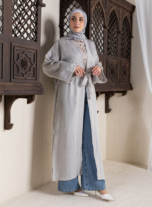 Silver RD - Long Cardigan - Khotwh